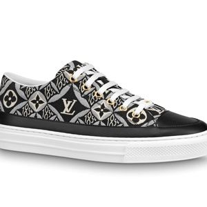 Louis Vuitton, Shoes, Louis Vuittonsince 854 Stellar Jacquard Leather  Sneaker Grey Size 377us